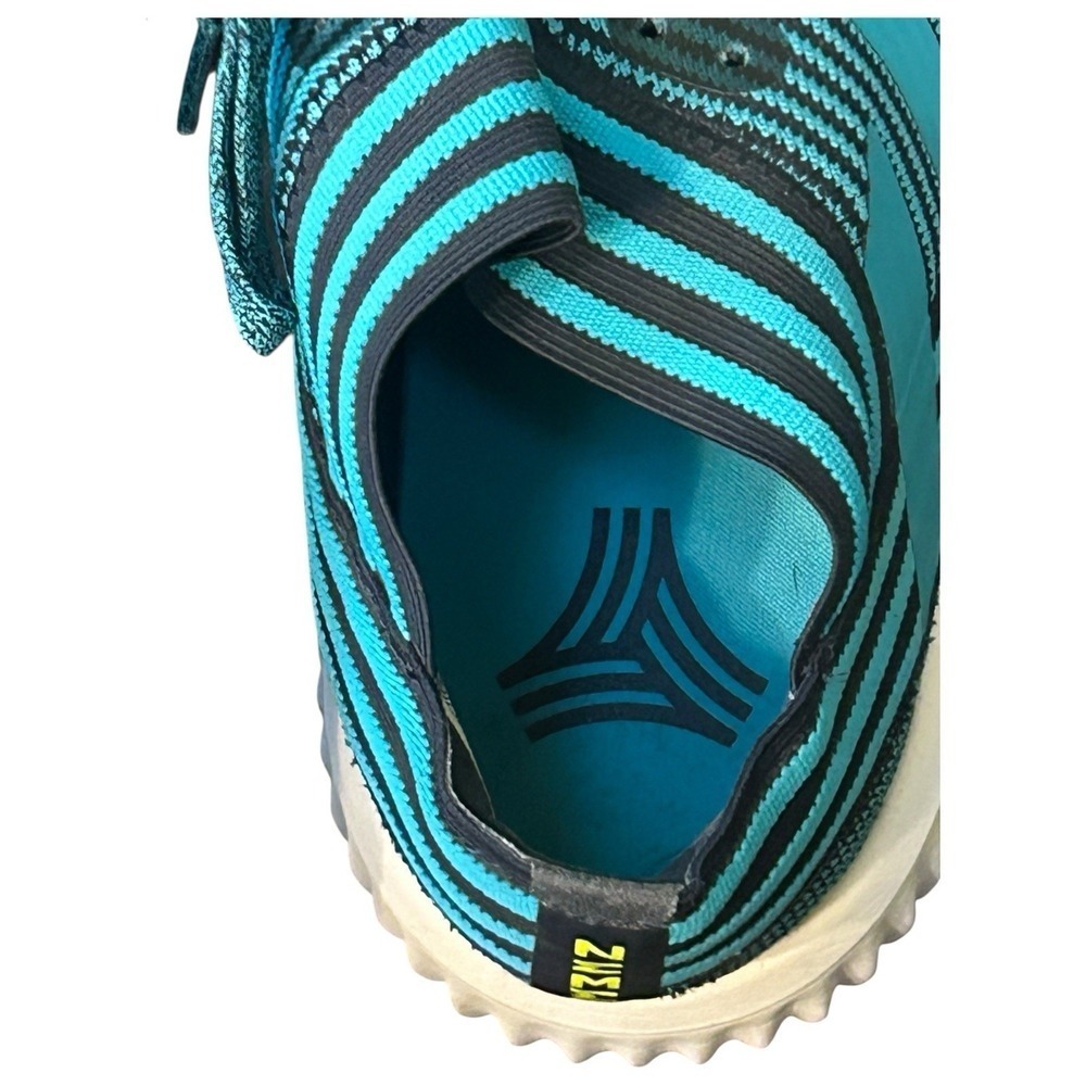 Adidas Mens Nemeziz Tango 17.1 Indoor Soccer Shoes Blue Black Stripe Size 10 - Picture 8 of 9